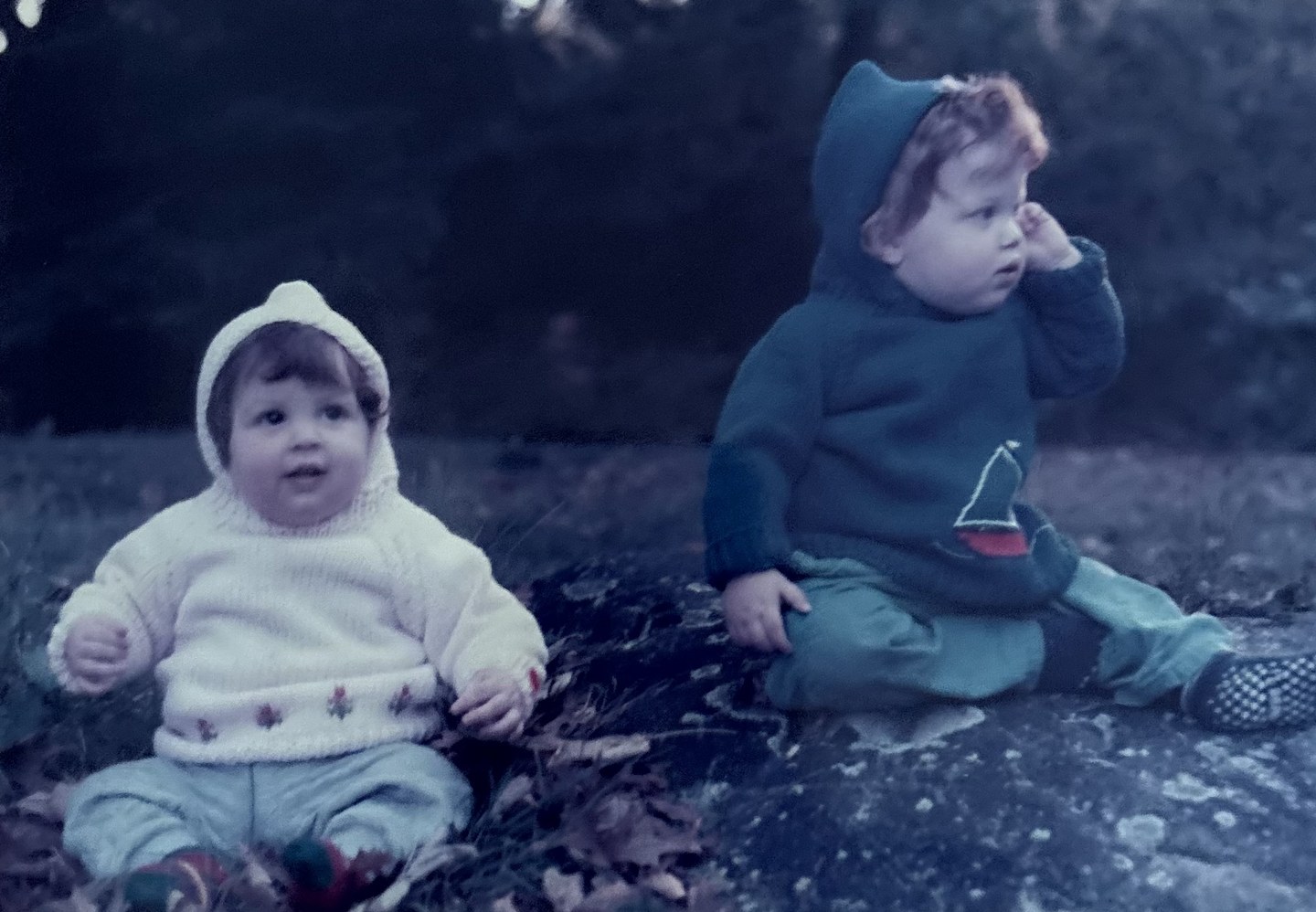 Mike and Jesse as babies in 1986