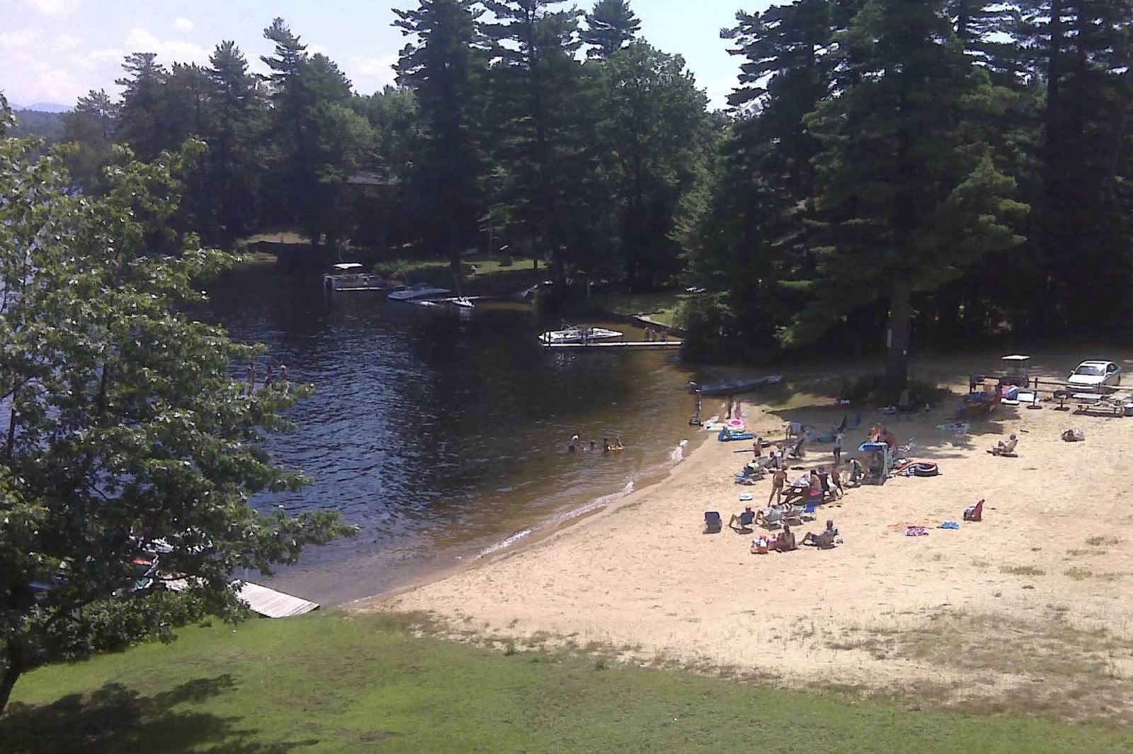 Deer Park beach in the early days